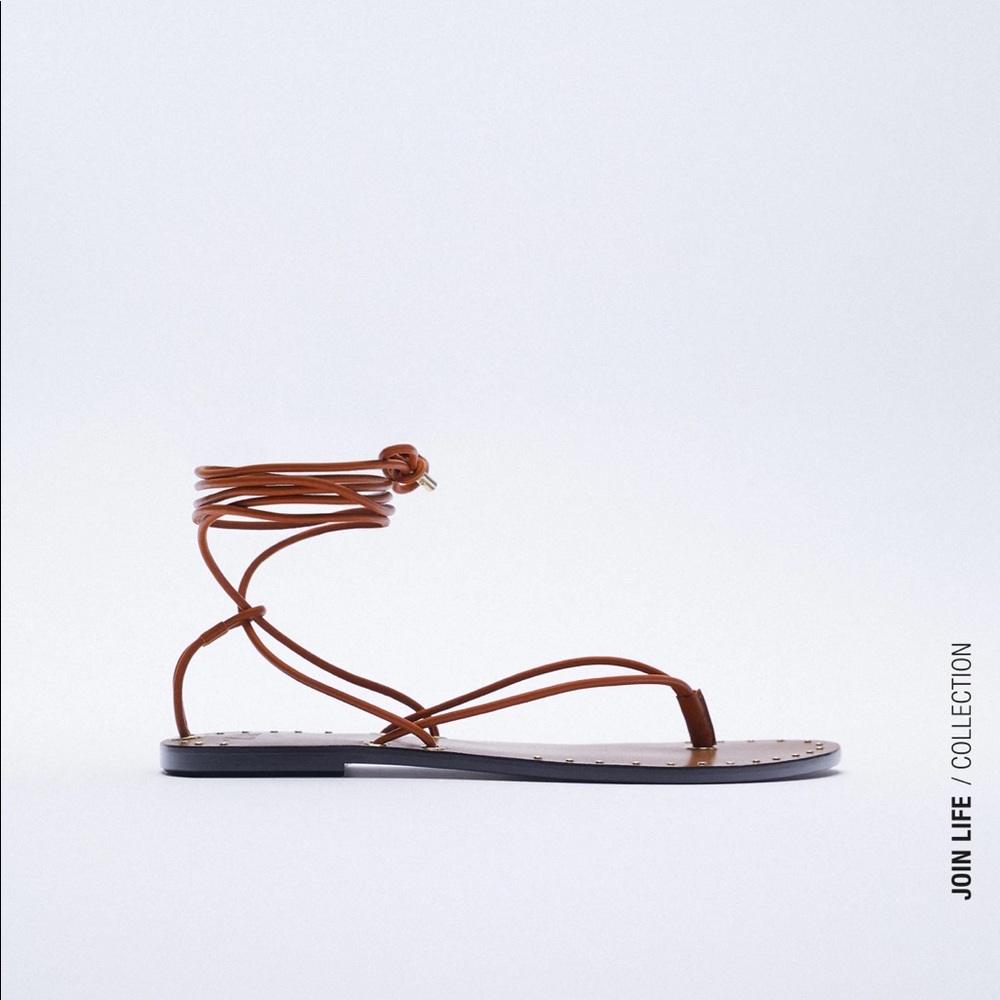 Zara leather sandal - Picture 1 of 13